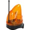 Arcets Lampeggiante per Cancello Automatico 220V Universale con Antenna 433.92Mhz Lampeggiatore a Led AC/DC 12V - 265V Largo Tensione, Impermeabile completo di Supporto di installazione