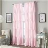 Curtainworks Tenda con volant a balze, 241,3 cm, rosa