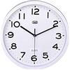 Trevi OM 3302 S Orologio da Parete Silenzioso con Movimento SWEEP, Diametro 30cm, Design Moderno ed Essenziale, Ideale per Camera da Letto e Ufficio, Funzionamento con Batteria Stilo AA, Bianco