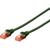 Digitus DK1617005G Cavo Rete Non Schermato, Verde, Cat-6 - 0,5 m, Cavo patch - U-UTP - LSZH