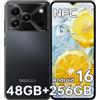 DOOGEE Note 56 Plus Andriod 16 Smartphone, 48GB+256GB/2TB Telefono Cellulare 6150mAh, 6,56HD+ Cellulari e Smartphone ultrasottile 8,45mm, Fotocamera 50MP+8MP, NFC/Impronta Digitale/Doppia SIM/GPS/OTG