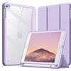 JETech Custodia per iPad mini 5/4 (Modello 2019/2015 da 7,9 Pollici) con Portapenne, Posteriore Chiaro Trasparente Supporto Sottile per Tablet Cover Antiurto (Viola Chiaro)