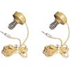 ProTechTrader Confezione da 4 auricolari piezoelettrici in cristallo sensibile ad alta impedenza, in ceramica, transistor da 3,5 mm, per progetti elettronici fai da te, connettore jack audio, elemento