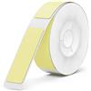 NIIMBOT D110/D11/D101 - Etichette autoadesive per scrivere, 12 x 40 mm, carta termica per scuola, casa, ufficio, piccole imprese, 1 rotolo di 160 etichette (giallo)