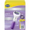Dr. Scholl's Scholl 2in1 Leviga e Ammorbidisce Limited Edition, Pedicure Elettrico per Piedi e Talloni Screpolati, 3 Testine a Doppia Azione Incluse, Raspa Piedi Professionale, Rimuove la Pelle Dura e con Calli