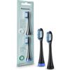 Panasonic WEW0917K803 Testine Extra-Fini, Testine di Ricambio per Spazzolini da Denti Elettrici, Compatibili con EW-DP52, EW-DE92, EW-DL83, EW-DL82, EW-DL75, EW-DC12, Nero, Confezione da 2 Pezzi
