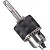 EfforPrac Mandrino a chiave professionale a 3 ganasce filettatura 1/2-20UNF compatibile con gambo rotondo SDS-Plus, serraggio da 1,5 mm-13 mm, accessorio per trapano in acciaio ad alto tenore di carbonio