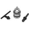 Oumefar 1Pcs 0.6-6MM 3/8-24UNF Mandrino per trapano in acciaio leggero con attacco esagonale 1/4 di pollice e asta di prolunga per trapano elettrico