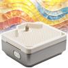 Generic Mini strumento per smerigliatura fai da te in vetro colorato, tavolo elettrico per modellare ceramica e vetro, perfetto per progetti artigianali domestici e artigianato in ceramica