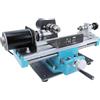 Generic Tornio in metallo, 400 W, velocità variabile 7000 giri/min, regolazione 7 velocità, lavorazione di parti di precisione, trapano da banco per perline di legno per hobbisti e progetti fai da te
