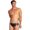 ARENA Threefold Brief R Costume da Bagno Uomo, Costume Slip Mare e Piscina ad Asciugatura Rapida, Tessuto Maxfit Eco Resistente al Cloro e al Sale con Protezione UV UPF 50+