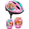 Stamp Casco + protezione gomiti e ginocchia. PAW Patrol rosa