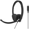 Koss | CS300 | Cuffie di comunicazione USB | cablate | in-ear | microfono | cancellazione del rumore | Nero