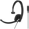 KOSS Cuffia CS295 Mono Microfono On-Ear USB Nero
