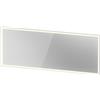 Duravit L-Cube Miroirs avec éclairage, angulaires, 1800x700x67mm, blanc aluminium mat, LC7386018180100, LC7386018180100