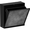 hansgrohe XtraStoris Rock poubelle, à encastrer, porte carrelable, 390x100x390mm, capacité 4 Betteres, 56089670, 56089670