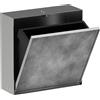 hansgrohe XtraStoris Rock poubelle, à encastrer, porte carrelable, 390x100x390mm, capacité 4 Betteres, 56089800, 56089800