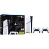 Sony Console Sony PlayStation 5 Slim Digital, 825 GB, con 2 controller DualSense, per il mercato europeo (PAL), con spina europea (220V). Standard europeo (PAL)