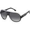 Carrera Speedway/n 80S/WJ BLACK WHITE Sunglasses Men's Propionate, Standard, 63
