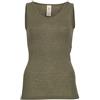 Engel Natur, Maglietta Intima/Top da Donna, 70% Lana (Biologica), 30% Seta (34-36 EU, Olive)