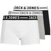 JACK & JONES Sense Trunks 3-pack Boxer, Grigio (Light Grey Melange), X-Large (Pacco da 3) Uomo
