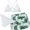 SEAUR 3 Pezzo Costume da Bagno per Bambini Ragazze Top Canotta Cool Slip Bikini Gonna da Bagno Set di Abbigliamento da Spiaggia Piscina per 8-14 Anni