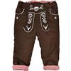 BONDI Baby-Trachten Pantaloni da corsa foderati in pelle, per neonati e bambini