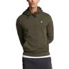 Lyle & Scott Uomo Maglione con Cappuccio Verde Oliva M