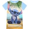 Disney Lilo and Stitch - Camicia da notte per bambine, motivo: film live action, Blu, 6-7 Years
