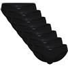 TOM TAILOR Confezione da 7 slip da uomo in 100% cotone naturale, Nero-scuro a tinta unita., XXX-Large