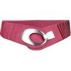 irisaa - Ampia cintura da donna elastica in vita, cintura elastica con chiusura a gancio