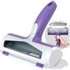 ACE2ACE Spazzola Togli Peli Animali, Leva Peli Cane Gatto Animali, Visibile+Viola | Rimuovi e Raccogli Peli Animali, Riutilizzabile Rullo Levapelucchi Autopulente per Letto, Tappeti, Divani, Vestiti