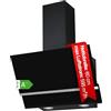 Amica KHF 664 611 S - Cappa per camino, larghezza 60 cm, sensore, 3 livelli di potenza, 49 dB, classe di efficienza energetica A ++]