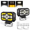antom 2 pezzi fari led auto 168W 9-60V 18000 Lumen faro LED IP68 impermeabile 5 pollici faretti led 12v per escavatori, trattori, rimorchi, ATV, camion, veicoli fuoristrada, moto