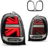 Archaic LED Luci posteriori compatibili con Mini Cooper One F55 F56 F57 2014-2021,Fari Posteriori con sequenziali