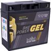 intAct - BATTERIA MOTO AL GEL Bike-Power GEL51913. Sostituisce 51814, 51913, YT19BL, YT19BL-BS. Batteria moto 12V 21Ah 300A. Dimensioni: 185x80x170mm. Con fino al 30% in più di potenza di avviamento.
