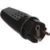 Silver Electronics 9172 Spina maschio IP44, nero