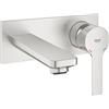 Grohe 19409DC1 Miscelatore per Lavabo a 2 Fori, Satinato, S