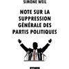 Ethos Note sur la suppression générale des partis politiques