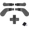 Generic 5 in 1 Elite Controller Paddles per Xbox One Elite Series 2 Controller Paddles in metallo per Xbox Elite Series 2 Core Controller Paddles con D-Pad per Xbox One Elite 1 (nero) Convertitore di tipo C