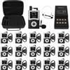 Retekess T130U (T130 4rd) Audio Guide Tour Guide System, Sistema di Traduzione, 200 m, 40 Ore, 16 Porte di Ricarica USB con Borsa per il Trasporto, Cuffie da Viaggio per Guida Turistica