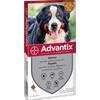ELANCO ITALIA SPA Advantix Spot On Soluz 4 Pipette 6 Ml 600 Mg + 3.000 Mg Canida 40 A 60 Kg
