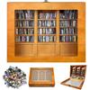 HIULLEN Libreria Anxiety, mini libreria per ansia, in miniatura, con 300 mini libri, scatole per libri in miniatura, vetrina per gli amanti dei libri, decorazione per casa, soggiorno, ufficio, libreria