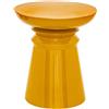 Atmosphera Tavolino Metallo Ø38x h.43 colore Giallo Senape