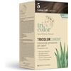 Specchiasol Tricolor Tinta per Capelli 2 applicazioni | Colore Capelli Senza Ammoniaca Permanente con Estratti Vegetali | Copertura Eccellente Dei Bianchi | Tinta Castano Caffè 5