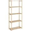 ASTIGARRAGA KIT LINE, S.L ASTIGARRAGA Kit Line, Scaffale Natura 5 Ripiani A listello, Legno Pino - 171X65x30cm