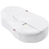 Red Castle cocoonacover, copertina in fiore di cotone imbottito bianco