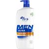 Head & Shoulders H&S Men Ultra - Shampoo anti-caduta anti-forfora, 800 ml, con caffeina, agisce contro forfora, grasso e prurito dal primo lavaggio, fino al 100% di protezione clinicamente testata