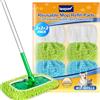 KEEPOW 6 Pezzi Panni Microfibra per Swiffer Panni Catturapolvere - Ricambi Lavabili per Swiffer Sweeper Mop, Asciutti e Bagnati, 3 Colori per Pulizia Mirata, con Sacca per Lavaggio