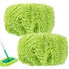 KEEPOW 2 Panni Lavabili in Microfibra per Swiffer Lavapavimenti, Riutilizzabili per Swiffer Scopa, Ideale per Pulizia Secca e Bagnata, Set di Prova